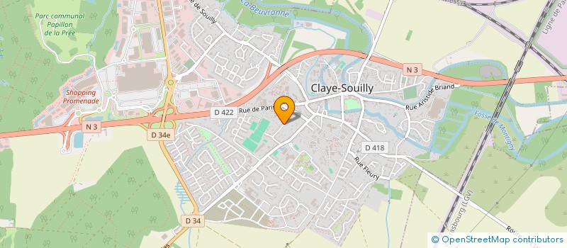 localisation de l'entreprise CMGB  CLAYE-SOUILLY