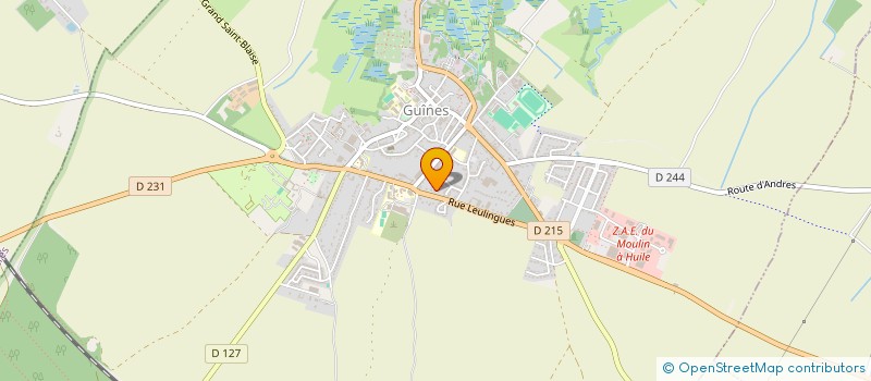 localisation de l'entreprise CMGB  GUINES