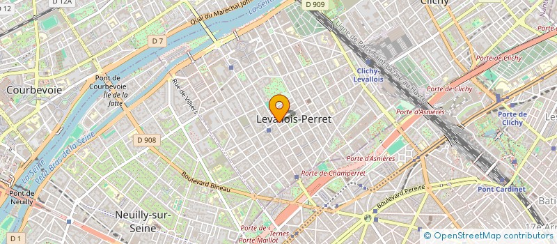 localisation de l'entreprise CMGH à LEVALLOIS-PERRET