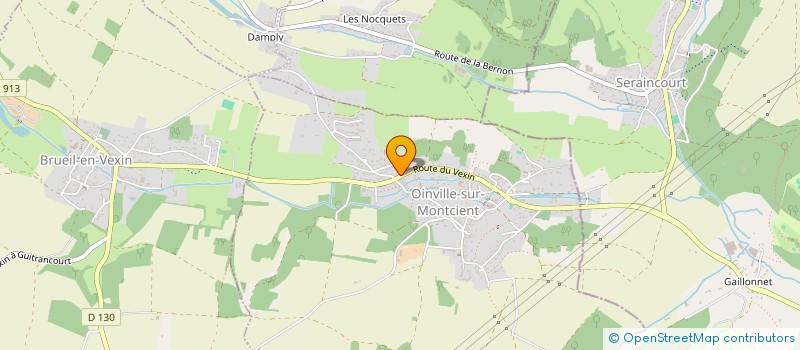 localisation de l'entreprise CMGI BAT  OINVILLE-SUR-MONTCIENT