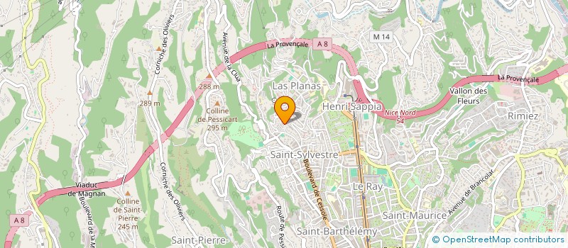 localisation de l'entreprise CMGM à NICE