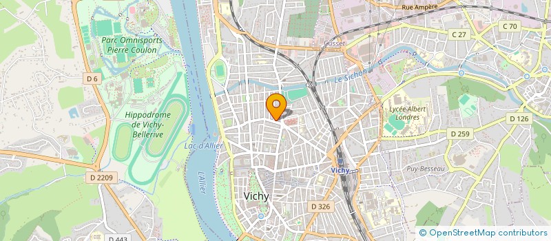 localisation de l'entreprise CMGM à VICHY