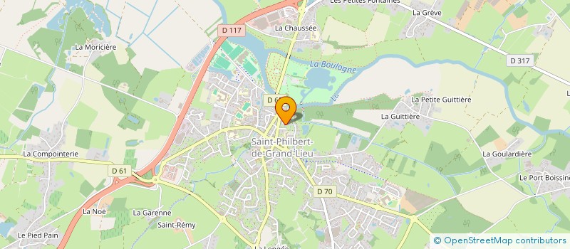 localisation de l'entreprise CMH  SAINT-PHILBERT-DE-GRAND-LIEU