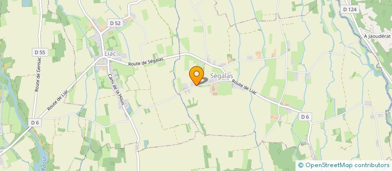 localisation de l'entreprise CMH CAZAUX  SEGALAS