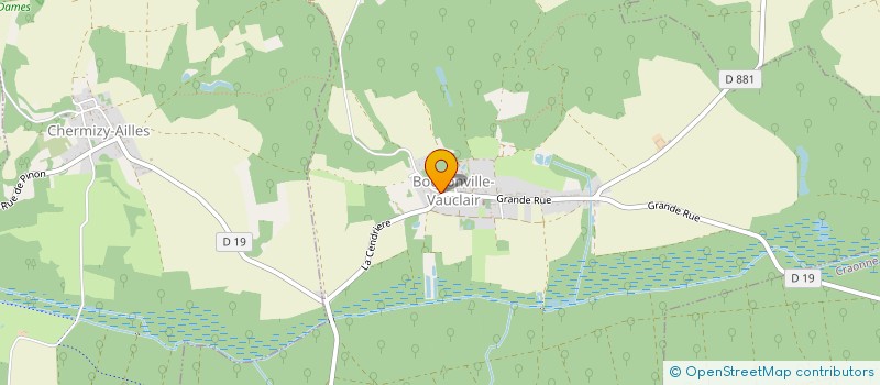 localisation de l'entreprise CMH & CIE à BOUCONVILLE-VAUCLAIR