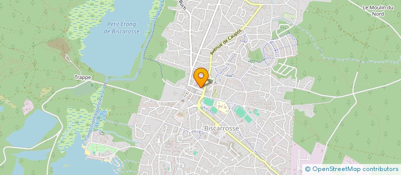 localisation de l'entreprise CMH INVEST  BISCARROSSE