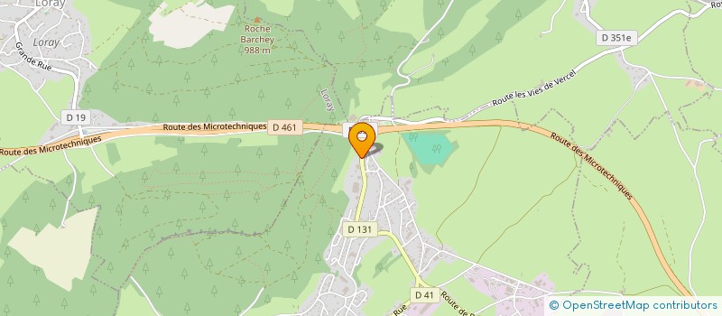 localisation de l'entreprise CMH ROCK  ORCHAMPS-VENNES