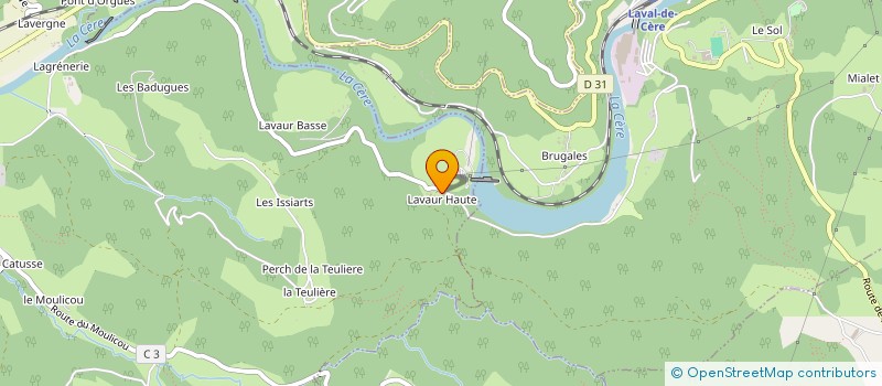 localisation de l'entreprise CMI-3D  GAGNAC SUR CERE