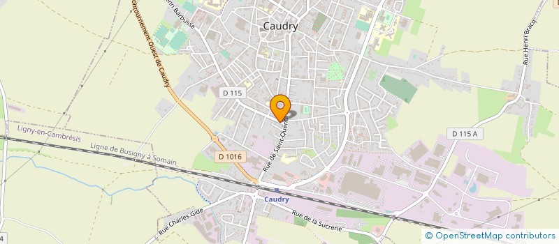 localisation de l'entreprise CMI à CAUDRY