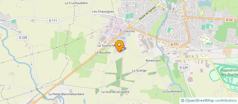 localisation de l'entreprise CMI  CRAON