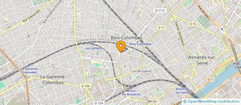 localisation de l'entreprise CMI à BOIS-COLOMBES