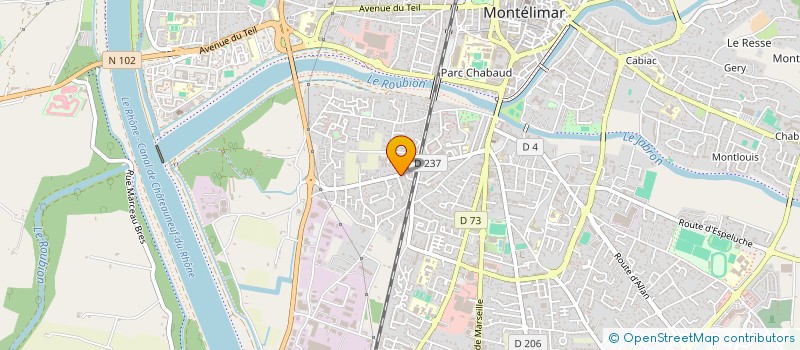 localisation de l'entreprise CMI  MONTELIMAR