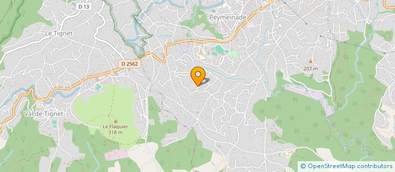 localisation de l'entreprise CMI  PEYMEINADE