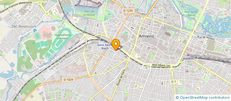 localisation de l'entreprise CMI CONSTRUCTION COUVERTURE à AMIENS