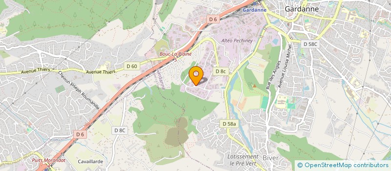 localisation de l'entreprise CMI ELEC à GARDANNE