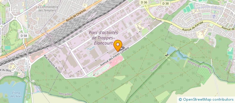 localisation de l'entreprise CMI ELECTRICITE SERVICES à TRAPPES