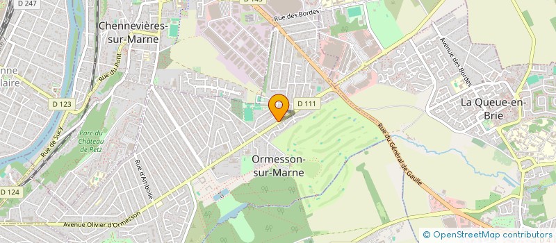 localisation de l'entreprise CMI IMMOBILIER  ORMESSON-SUR-MARNE