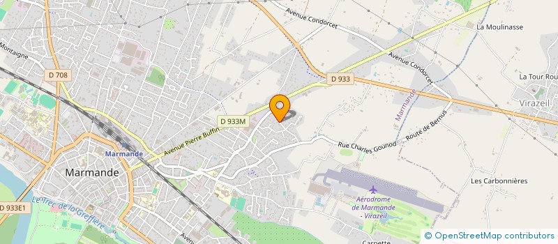 localisation de l'entreprise CMI-TECHNIBAT  MARMANDE