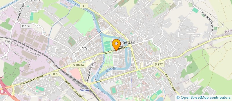 localisation de l'entreprise CMI TECHNOLOGIES à SEDAN