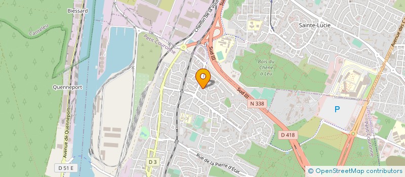 localisation de l'entreprise CMI TRANSPORTS EXPRESS à PETIT-COURONNE