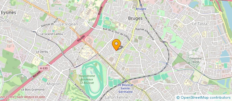 localisation de l'entreprise CMIB  BRUGES