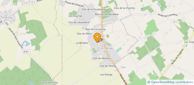 localisation de l'entreprise CMILLET IMMOBILIER  CORMERAY