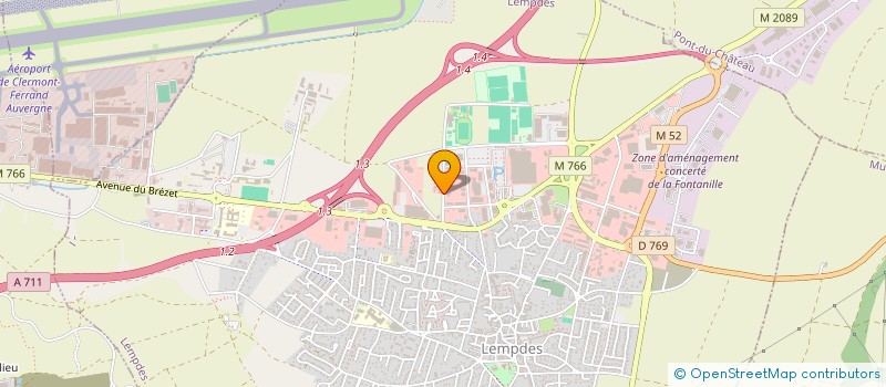 localisation de l'entreprise CMJ  LEMPDES