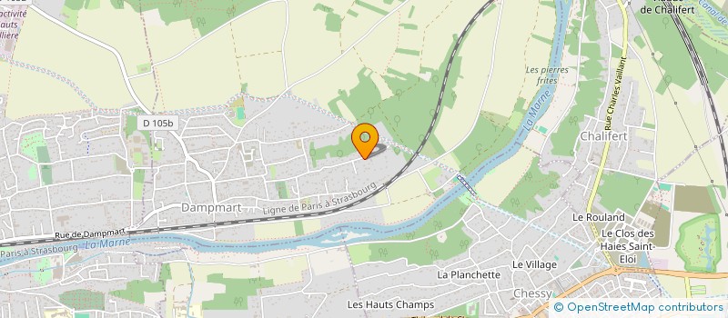 localisation de l'entreprise CMJ  CHANTELOUP-EN-BRIE