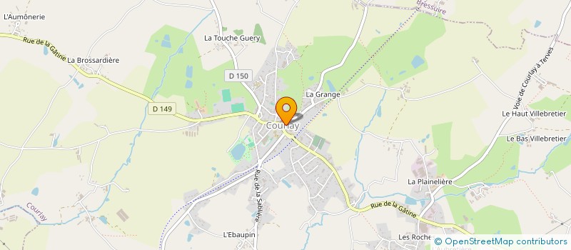 localisation de l'entreprise CMJ  COURLAY