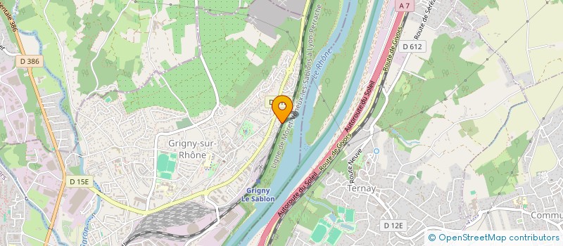 localisation de l'entreprise CMJ  GRIGNY