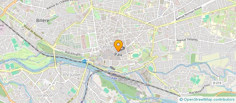 localisation de l'entreprise CMJ à PAU