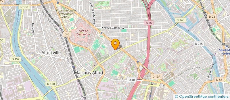 localisation de l'entreprise CMJ-BRO-IMMO à MAISONS-ALFORT