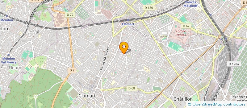localisation de l'entreprise CMJ CONSULTING à CLAMART