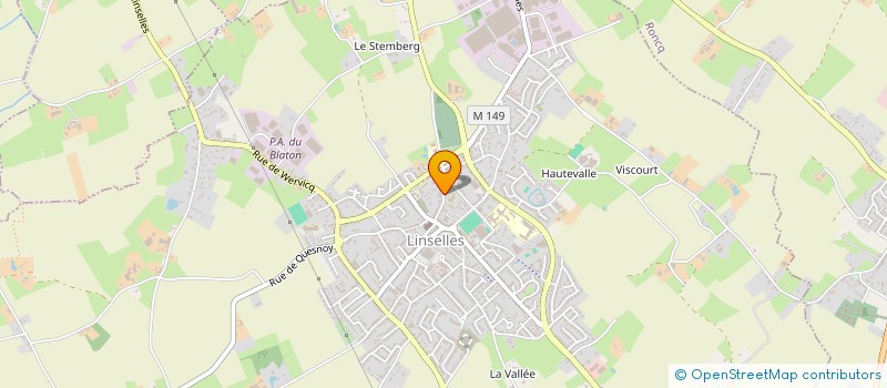 localisation de l'entreprise CMJ DEVELOPPEMENT à LINSELLES