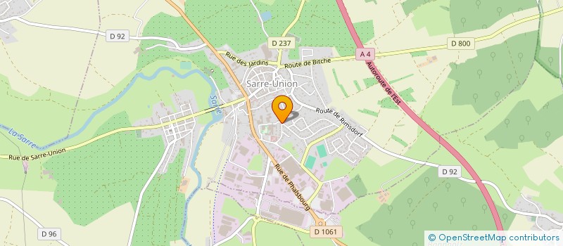 localisation de l'entreprise CMJ IMMO  LA PETITE-PIERRE