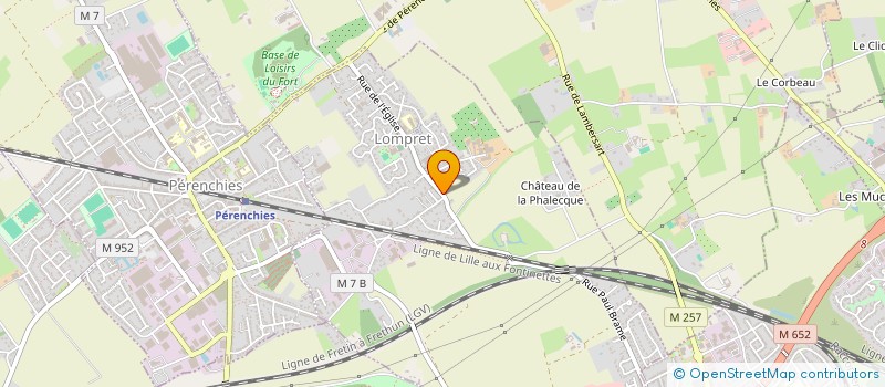 localisation de l'entreprise CMJ MOTT  LOMPRET