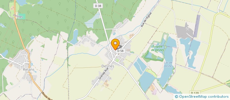 localisation de l'entreprise CMJ REVE  DESNES