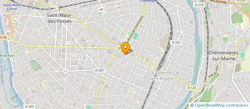 localisation de l'entreprise CMJB IMMO à SAINT-MAUR-DES-FOSSES