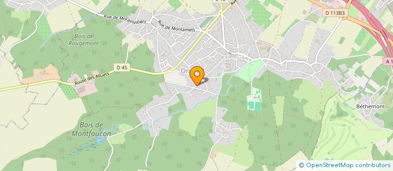 localisation de l'entreprise CMJC à ORGEVAL