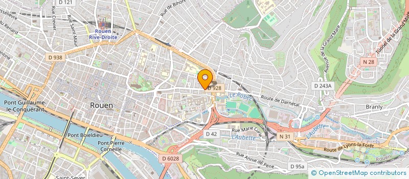 localisation de l'entreprise CMJE à ROUEN