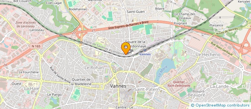 localisation de l'entreprise CMJN-EDITIONS à VANNES