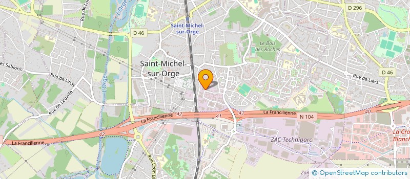 localisation de l'entreprise CMJN IMPRESSION à SAINT-MICHEL-SUR-ORGE
