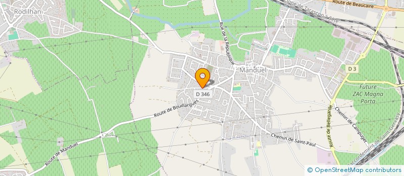 localisation de l'entreprise CMK  MANDUEL