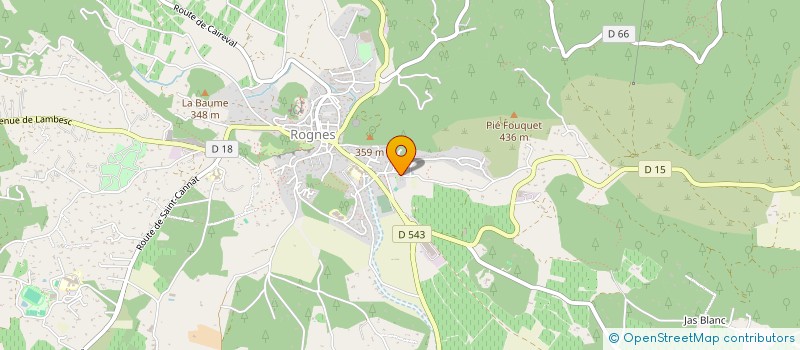 localisation de l'entreprise CMK  ROGNES