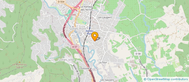 localisation de l'entreprise CMK  SOLLIES-PONT