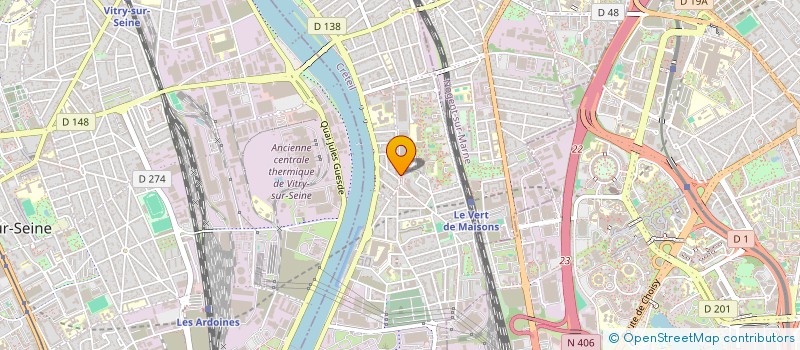 localisation de l'entreprise CMK BAT à ALFORTVILLE
