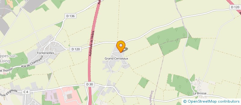 localisation de l'entreprise CMK LOGISTICS  SOUPPES-SUR-LOING