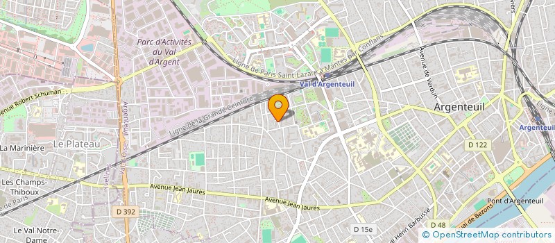 localisation de l'entreprise CMK LOGISTIQUE  ARGENTEUIL