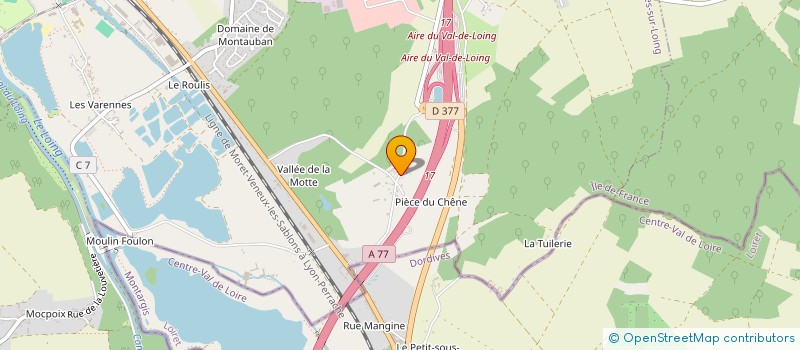 localisation de l'entreprise CMK PATRIMOINE  SOUPPES-SUR-LOING