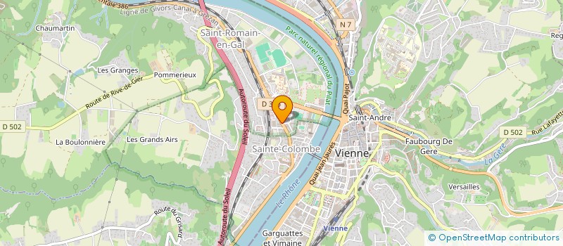 localisation de l'entreprise CMKVH  SAINT-ROMAIN-EN-GAL